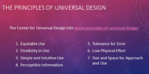 List of Universal Design Principles